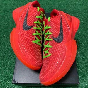 Size 8 - Nike Kobe 6 Protro Reverse Grinch Sneakers Mens FV4921-600